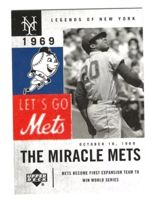 2001 Upper Deck Legends of New York #82 Tommie Agee - Image 1 of 2