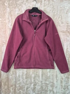 Berghaus Embroidered Fleece Lined Soft Shell Jacket Burgundy UK 12 - Picture 1 of 18