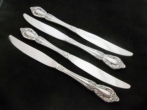 Oneida RAPHAEL Distinction Deluxe HH Dinner Knives 4 Stainless Steel Flatware - Picture 1 of 7