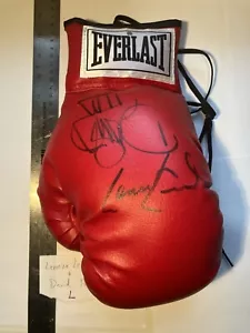 Lennox Lewis David Tua Autographed Everlast Glove (Left) - Picture 1 of 3