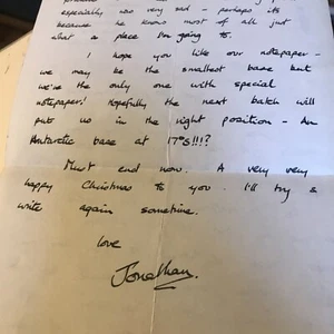 Edward Wilson of the antarctic, George Seaver, 1959 Interesting Letter Explorer - Picture 1 of 4