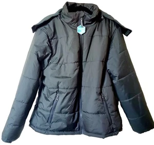 Whales Tail Boy's Hooded Coat Green Wind & Water Resistant Size XL Fleece Lined - Picture 1 of 16