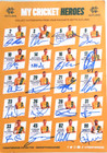 NOTTINGHAMSHIRE CCC AUTOGRAPHED A4 TEAM SHEET.