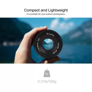 7artisans 50mm F1.8 Portrait Lens for Canon EF EOS M 5 3 M10 200 100 M6 M50 Mark - Picture 1 of 12
