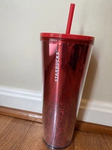 New ~ Starbucks 2019 Holiday 24 Oz Reusable Tumbler - Picture 1 of 3