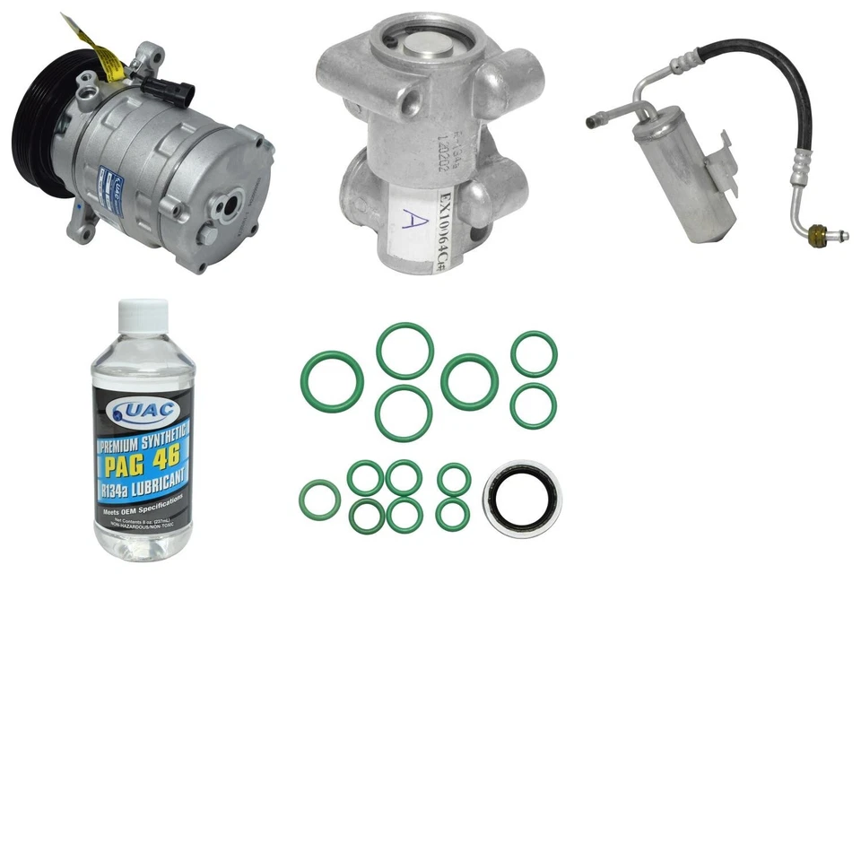 Kit de compressor A/C Saturn SC2 1999-2002 UAC 2000 2001 - Imagem 1 de 1