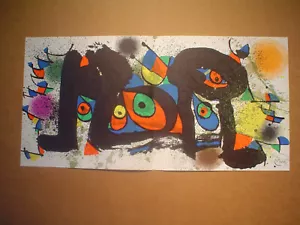 JOAN MIRO Original Lithograph " Sculptures 1 " - Signed - Fine Condition - Picture 1 of 3