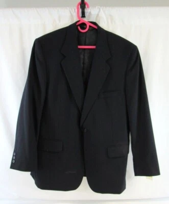 New Sturbridge Men's Dark Navy Blue Sport Coat Jacket Wool 46R  - Image 1 of 4