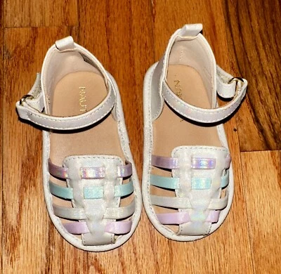 Nautica Size 4 Baby Girl Sandals - Image 1 of 3