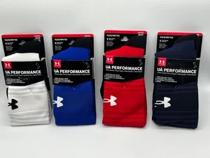 ONE PAIR UNDER ARMOUR UA PERFORMANCE SOCCER YOUTH OVER THE CALF SOCKS LARGE 1-4 - Picture 1 of 24