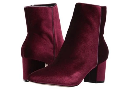 Botín de terciopelo Steven by Steve Madden Bollie, talla 9,1/2. $60 Foto 1 de 4