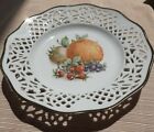 Schumann Bavaria Arzberg Fruit & Berries Reticulated 7.5" Plate Germany