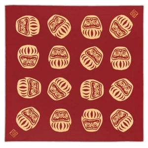 DARUMA Doll Tapestry Furoshiki 35" x  35" Cotton Gift Wrap Made Japan - Picture 1 of 2