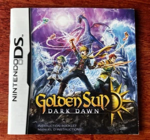 golden sun: dark dawn nintendo ds manual only - Bild 1 von 2