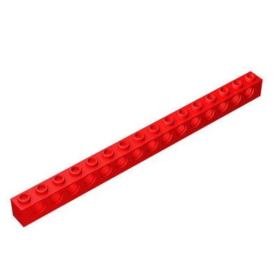20x Part 3703 Technic Brick 1x16 Block with 15 holes Building Pieces Compatible - Image 1 of 3