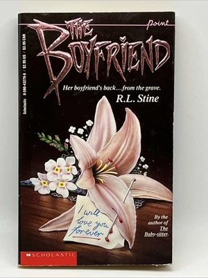 The Boyfriend R.L. Stine ~ Scholastic PB ~ 1ª impresión ~ 1990 ~ Point Horror Foto 1 de 4