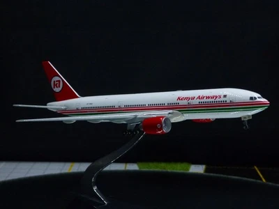 GeminiJets Kenya Airways B777-200 - 5Y-KQU - Escala 1:400 - ¡Como nuevo! Foto 1 de 4