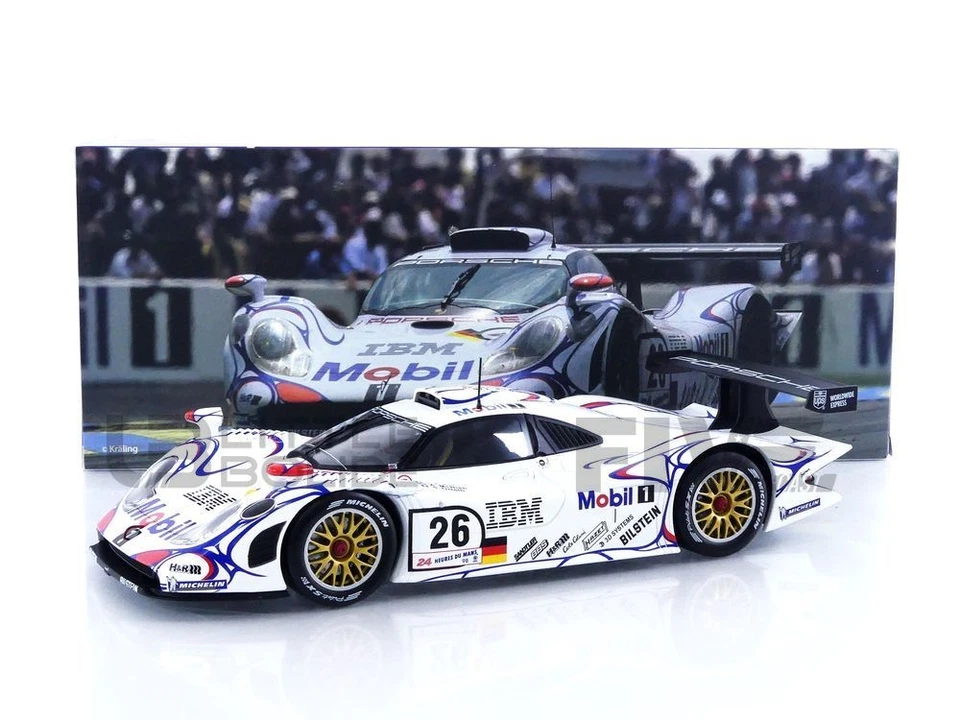 WERK 83 1/18 - PORSCHE 911 GT1 - GANADOR LE MANS 1998 W18029001 Foto 1 de 1