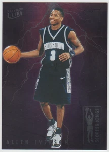 Allen Iverson 2013-14 Fleer Ultra Retro 1993 Scoring Kings Design Georgetown SSP - Picture 1 of 10