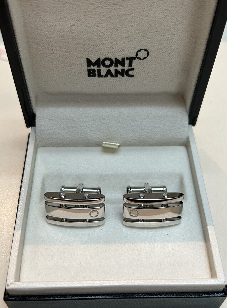 Montblanc Sterling Silver Cufflinks for Men for sale | eBay