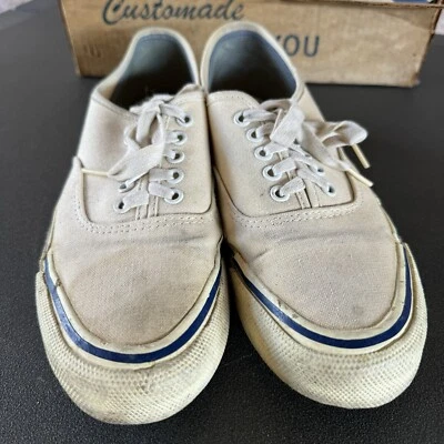 Vintage 1970’s/60’s Vans Van Doren Original Shoes With Box Rare - Image 1 of 4