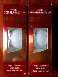 Pinnacle Gold 5A Golfbälle zwei 3er Pack Hüllen NEU im Karton - Bild 1 von 6