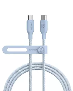 Anker USB C to USB C Cable 240W Charge 6ft Bio-Braided Nylonfor iPhone 15/Galaxy - Picture 1 of 6