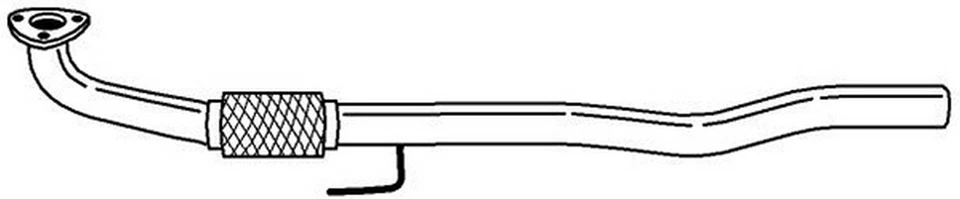 110 cv Tubo gas scarico per Opel Vectra C Z02 1.8 1796 cc 81 KW 110 CV - Immagine 1 di 1
