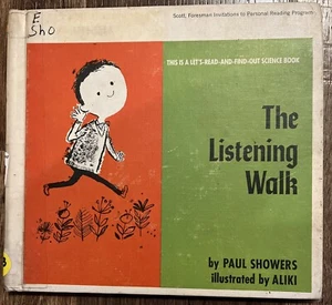 Listening Walk 1961 Paul Showers Book Illustrated Aliki DJ Read Find Out Science - Picture 1 of 9