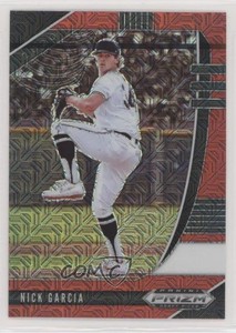 2020 Panini Prizm Draft Picks Red Mojo Prizm Nick Garcia #PDP79