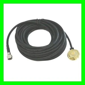 NMO 3/4" Roof Hole Mount 17' RG-58 Solid Coax Cable w/ Mini UHF Connector Tram - Picture 1 of 2