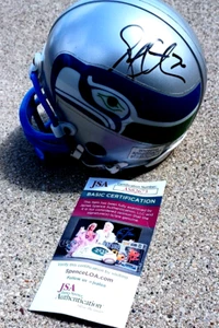 STEVE HUTCHINSON SIGNED Seahawks Mini Helmet JSA COA SEATTLE Throwback - Picture 1 of 3