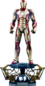 Marvel Iron Man Mark Xlii Mk 42 figure Hot Toys Sideshow 1/4 Deluxe Ver. QS008