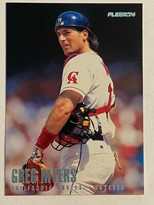 1996 Fleer #52 Greg Myers California Angels - Picture 1 of 2