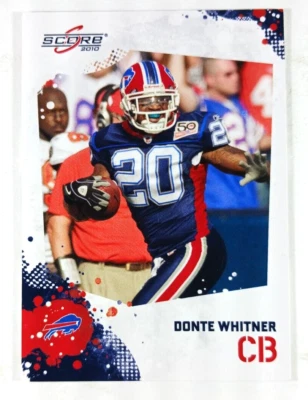 DONTE WHITNER 2010 Score #29 - Image 1 of 4