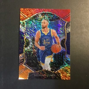 Panini Select Concourse 2020-21 rojo blanco naranja brillo Prizm #57 Stephen Curry - Imagen 1 de 2