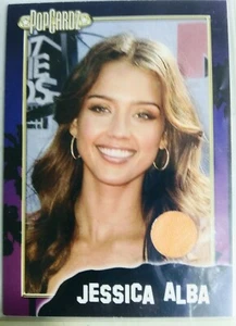 POP CARDZ JESSICA ALBA WORN MATERIAL SWATCH #17 - Picture 1 of 1