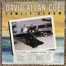 White Label Promo - David Allan Coe - Family Album - 1978 Columbia 35306 LP