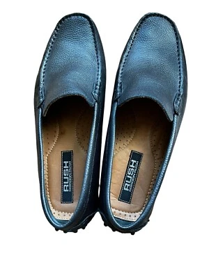 Zapato de vestir informal Gordon Rush de cuero negro sin cordones mocasín conductor 9 Foto 1 de 4