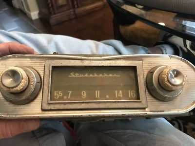 1958 58 1959 59 1960 60 Studebaker Original AM Radio 12 Volt - Image 1 of 4