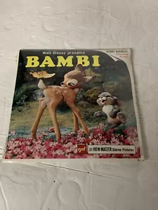 VIEW-MASTER WALT DISNEY'S BAMBI - COMPLETE B400 3 REEL SET + BOOKLET NEW SEALED - Picture 1 of 2