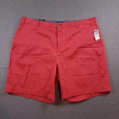 NWT Nautica Men's BIG Classic 9" Inseam Deck Shorts Red Sailor Size 44W - Image 1 of 4
