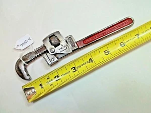 Trimont Mfg. Co., 6" Long "TRIMO" Pipe Wrench, Opens to 1-1/4", Made in USA - Picture 1 of 4