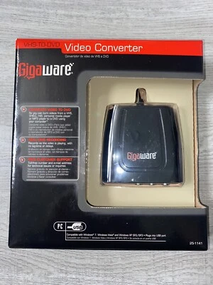 Gigaware 25-1141 VHS-TO-DVD  Video Converter - NEW, Open Box - Image 1 of 4