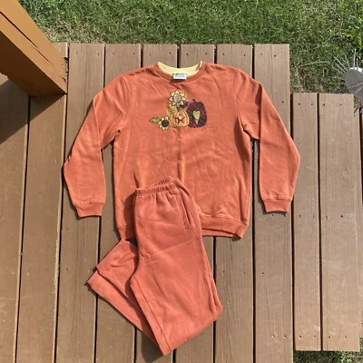 Conjunto de suéter vintage Cottage Core calabaza abuela Foto 1 de 4