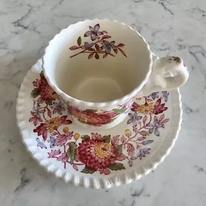 Vintage Copeland Spode Aster Demitasse Teacup & Saucer 1960s - Picture 1 of 3