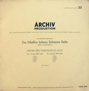 Das Schaffen Johann Sebastian Bachs, Suite Für Violoncello Solo Nr. 1 G-Dur… - Bild 1 von 3