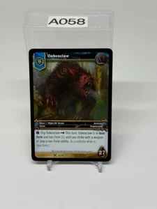 Oakenclaw 4/268 - Drums of War - Uncommon - WoW TCG - LP - Picture 1 of 2