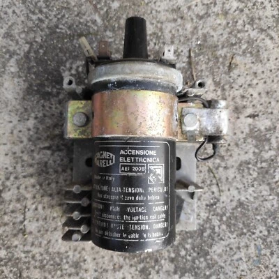 BOBINA ACCENSIONE ELETTRONICA ALFA ROMEO 75 ORIGINALE 60504289 - Immagine 1 di 4