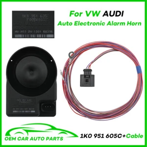Für Audi Skoda VW 1K0 951 605C OEM Sicherheits Alarm Lautsprecher Horn Plug Set - Bild 1 von 11